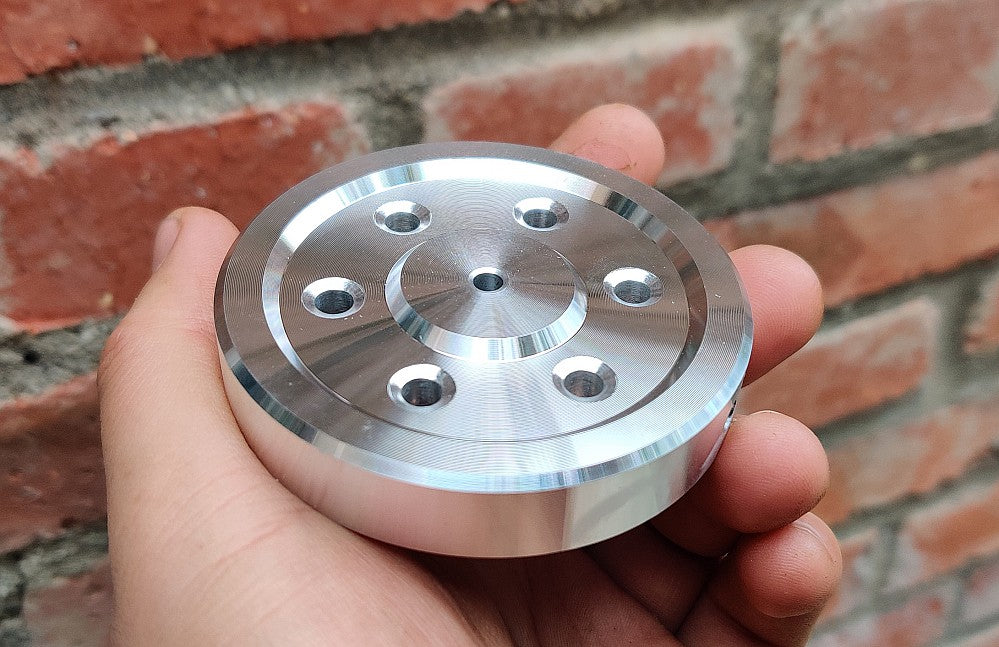 DIY Stirling engine parts Steam Engine Flywheel Aluminum Alloy freewheel