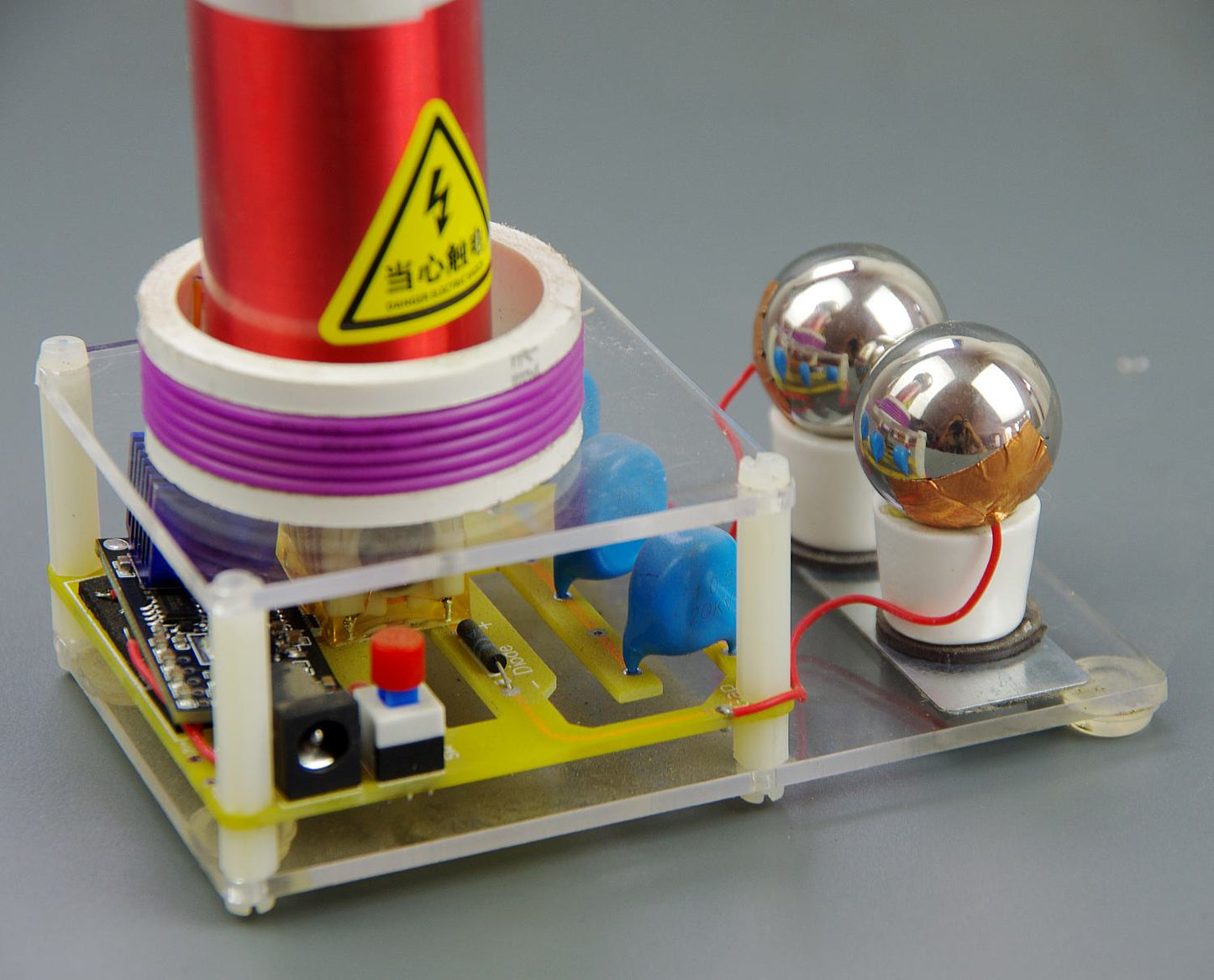 Tesla Coil DIY Kits Electronic Soldering Practice Kit science physics educational toys