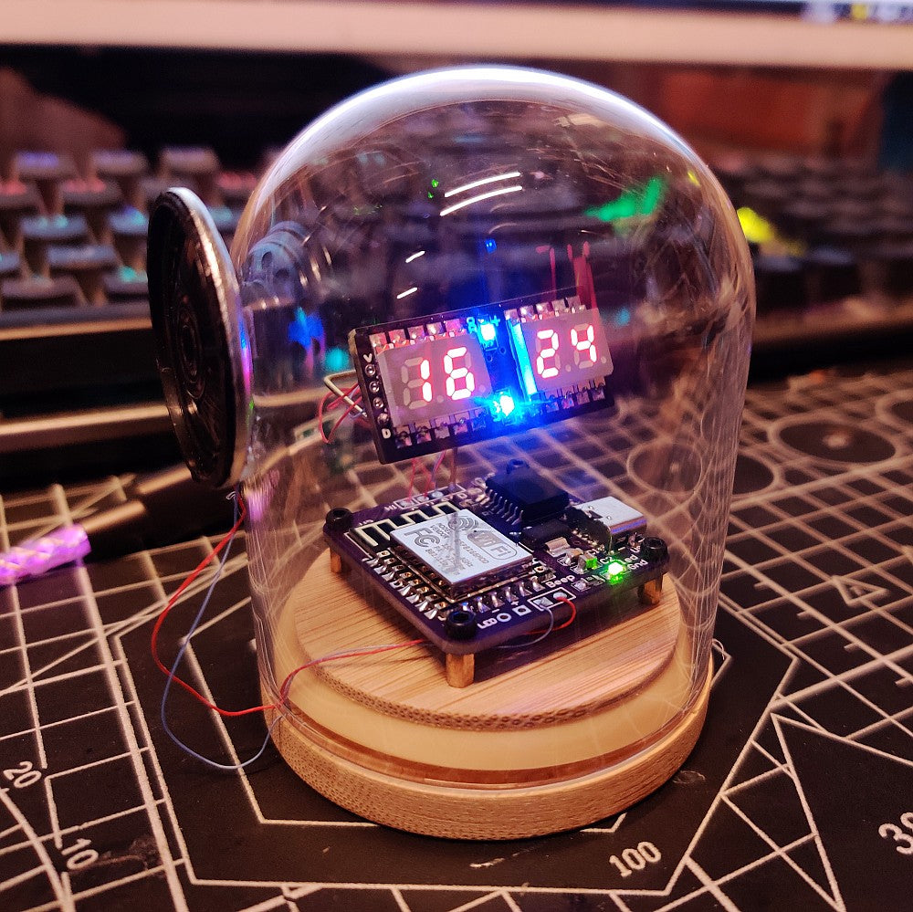 Esp8266 Digital Clock 0.96" OLED display electronic diy