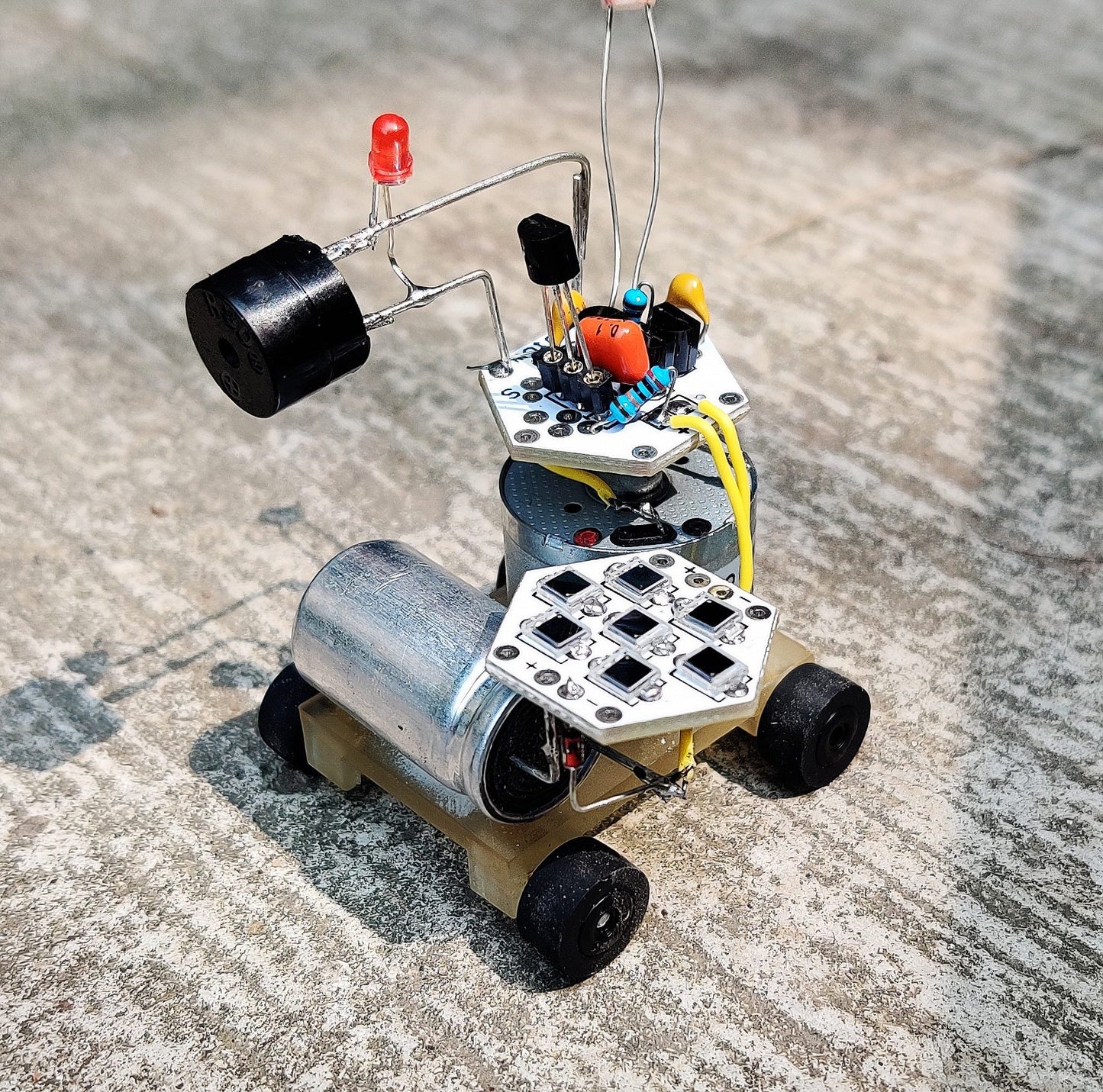 micro solar panel make solarbotics BEAM robot diy