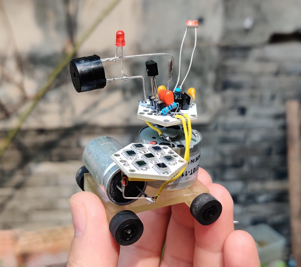micro solar panel make solarbotics BEAM robot diy