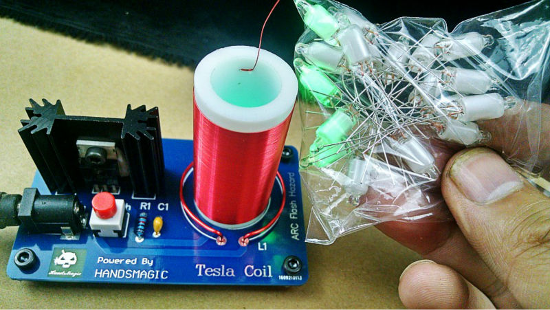 Mini tesla coil Teaching experiment Science toy Physical experiment toys DIY KITS