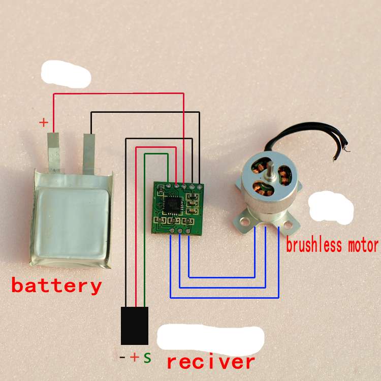 micro 3-20A Brushless brush two-way one-way ESC model plane ESC DIY parts