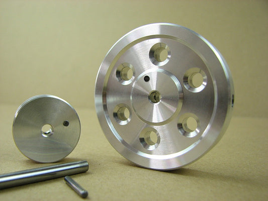 DIY Stirling engine Steam parts Engineflywheel Aluminum alloy Counterweight freewheel