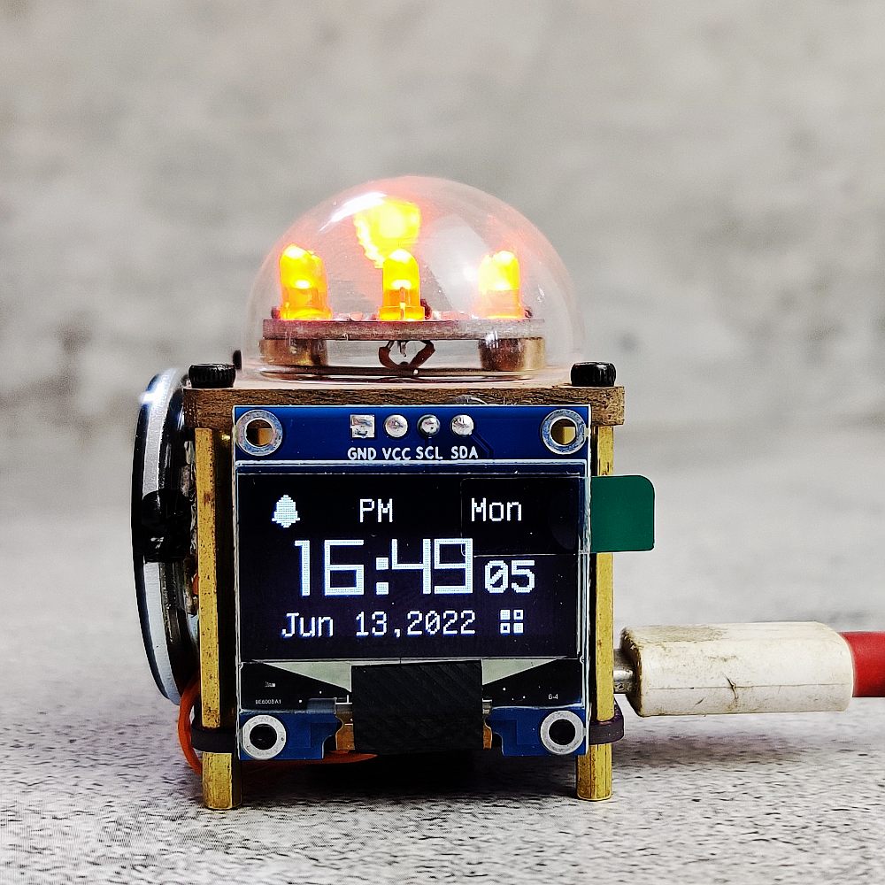 Digital Clock NTP NET Clock 0.96" OLED