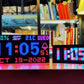 Cool Digital Wifi Clock weather station RBG Matrix LED display electronic DIY education toy geek decorate home