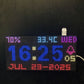 ESP8266 digital clock Colorful led Alarm clock temperature and humidity display