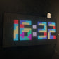 ESP8266 digital clock Colorful led Alarm clock temperature and humidity display