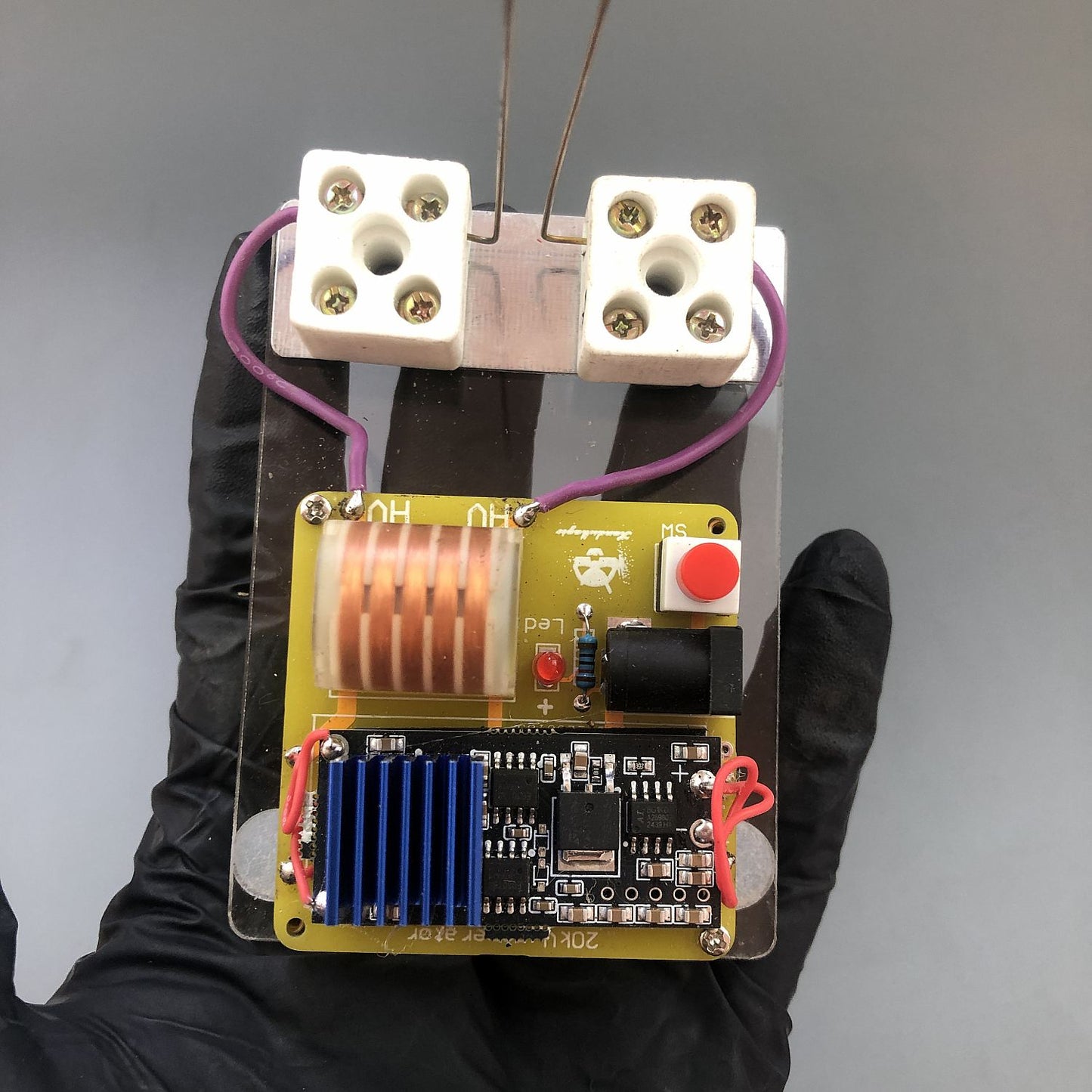 Mini Jacob's Ladder DIY Kits High Voltage experiment Electronic DIY Science Physics Educational Toy