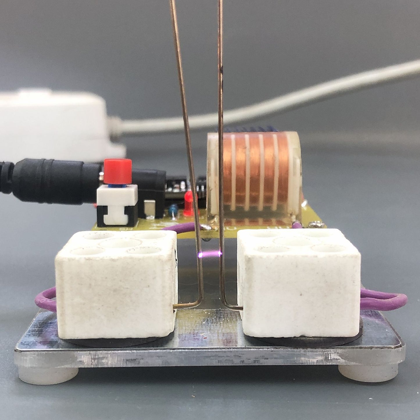 Mini Jacob's Ladder DIY Kits High Voltage experiment Electronic DIY Science Physics Educational Toy