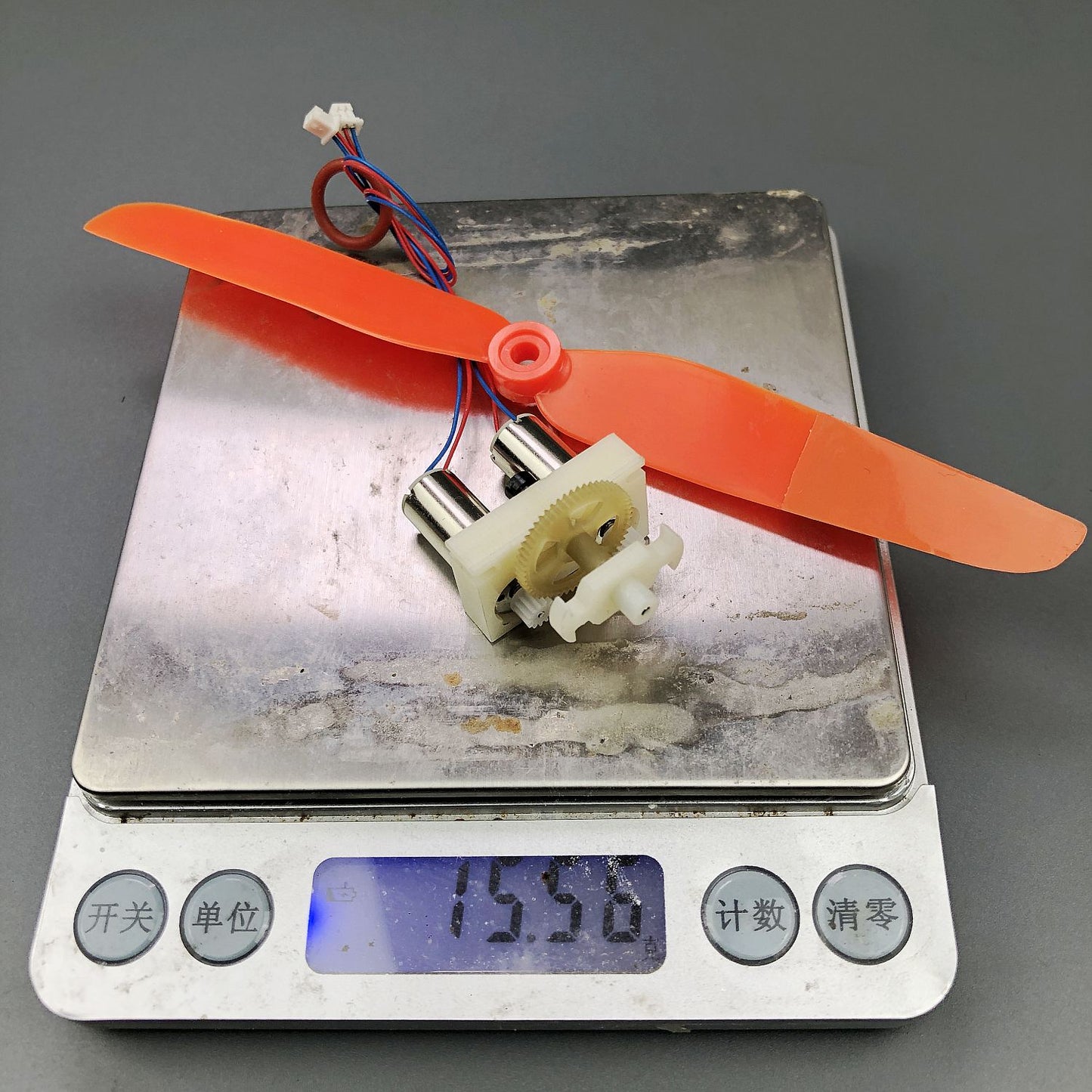RC Model Plane DIY Gear set 8520 Hollow cup motor Dual motor reduction gear set High thrust With propeller DIY RC airplane Parts