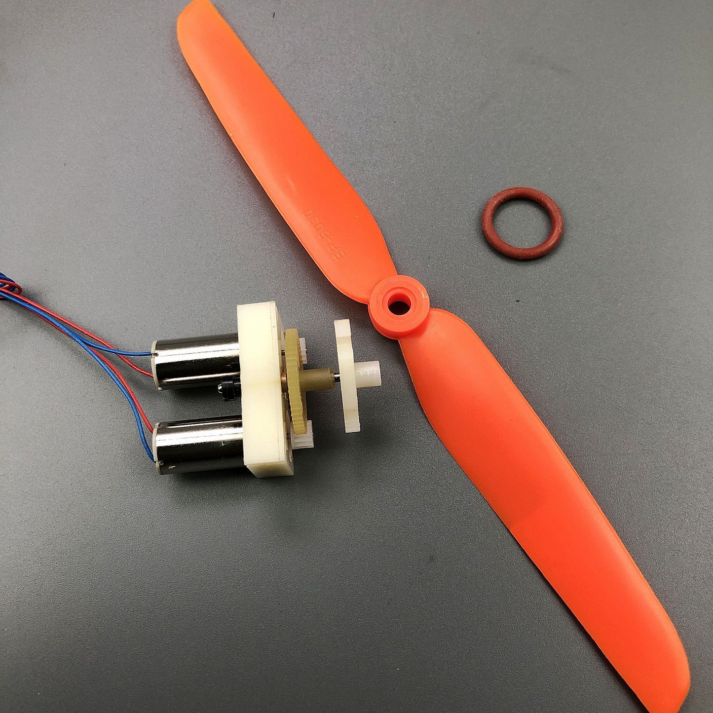 RC Model Plane DIY Gear set 8520 Hollow cup motor Dual motor reduction gear set High thrust With propeller DIY RC airplane Parts