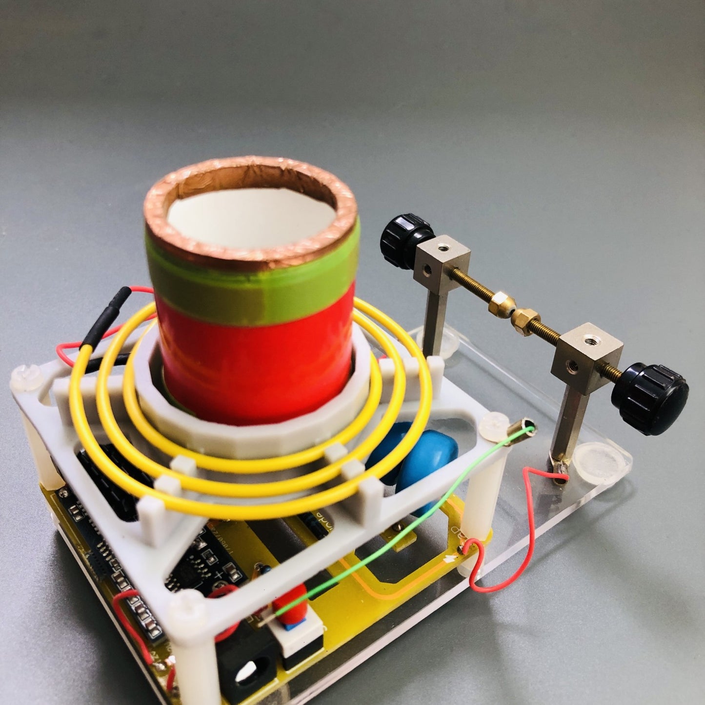 Mini Spark gap Tesla coil DIY Kits Classic SGTC Science Physical Educational Toy