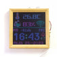 Esp8266 Digital Clock Electronic Art DHT22 Colorful LED  Temperature and humidity display