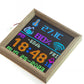 Esp8266 Digital Clock Electronic Art DHT22 Colorful LED  Temperature and humidity display
