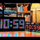 ESP8266 digital clock Colorful led Alarm clock temperature and humidity display