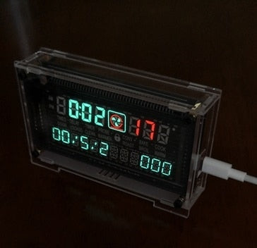 Cool Clock DIY Vacuum fluorescent display Geek decorations gift