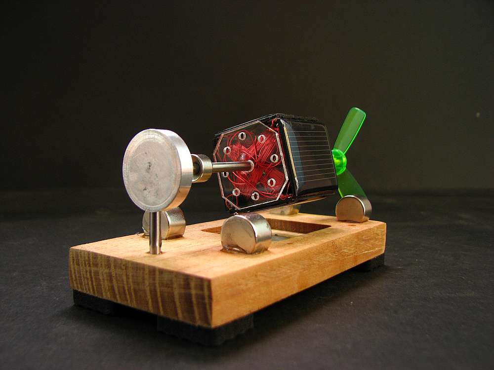 DIY Mendocino motor kit magnetic levitation motor solar motor  solar toy science toy kits