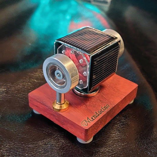 Mendocino solar motor DIY solar free energy science physics educational toy