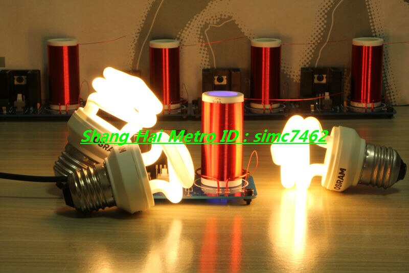 Mini  tesla coil  Tiny tesla coil science toy can Generate spark spark Teaching experiment( Assembled)