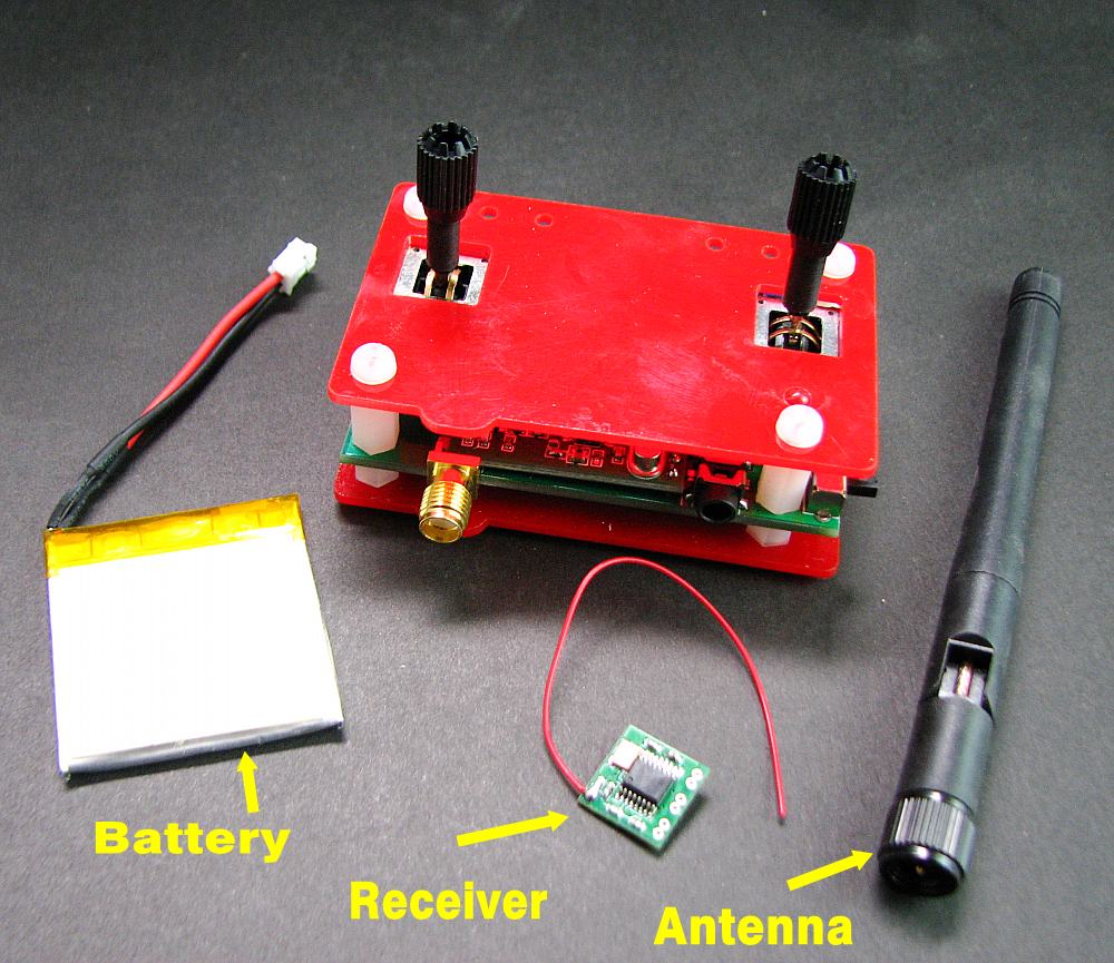 Model plane 900Mhz Transmitter Remote Controler Miniature model aircraft remote control  include Battery and Receiver