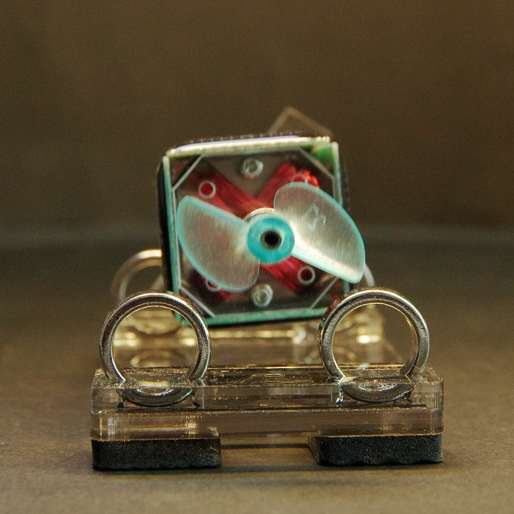 tiny Mendocino Motor Propeller type  magnetic suspension solar toy Scientific physics  Solar rotation Pressure reducing EDC toy